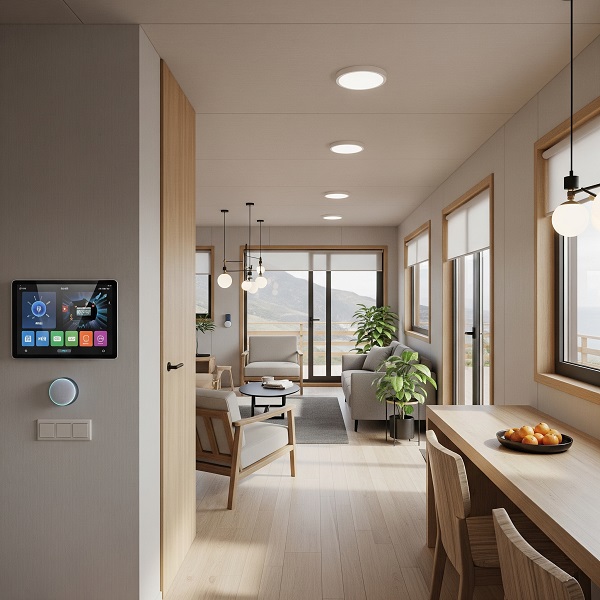 Casa modular con tecnología domótica