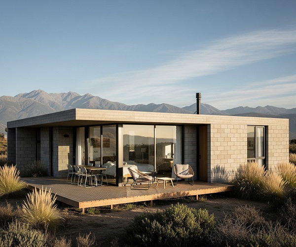 Casa prefabricada en hormigón ligero