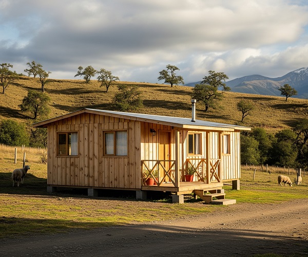 Casa prefabricada de madera