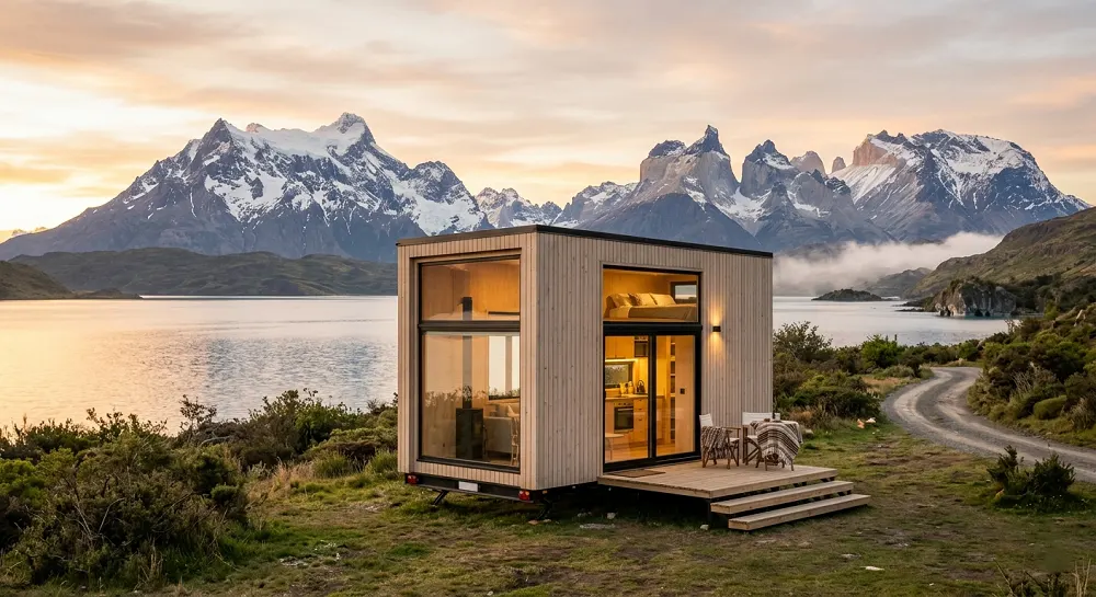 foto de casa prefabricada